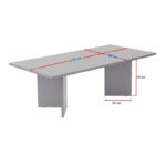 Τραπεζάκι σαλονιού Sabin Megapap χρώμα καρυδί 119x60x40εκ. - Image 7