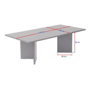 Τραπεζάκι σαλονιού Sabin Megapap χρώμα μαύρο 119x60x40εκ. - Image 7