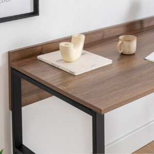 Γραφείο εργασίας Rana Megapap χρώμα καρυδί - μαύρο 120x60x78,8εκ. - Image 3