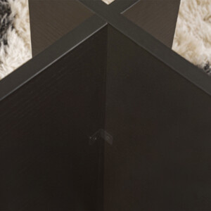 Τραπεζάκι σαλονιού Vetrino Megapap γυάλινο χρώμα μαύρο 105x65x40εκ. - Image 5