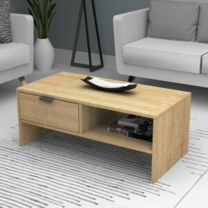 Τραπεζάκι σαλονιού Galaxy Megapap χρώμα φυσικό οξιάς 100x50x42εκ. - Image 3