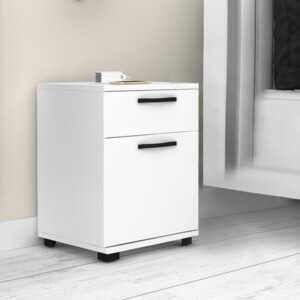 Κομοδίνο - συρταριέρα γραφείου Veto Megapap χρώμα λευκό 40x39x57εκ. - Image 3