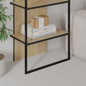 Βιβλιοθήκη Archy Megapap χρώμα sapphire oak 53x31,7x180εκ. - Image 3