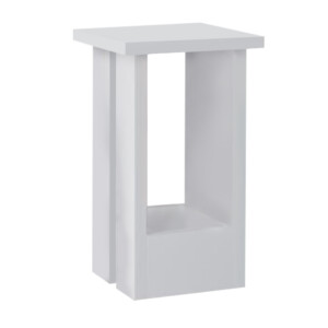 Τραπεζάκι βοηθητικό Tasos Megapap χρώμα λευκό 30x30x50,3εκ. - Image 4