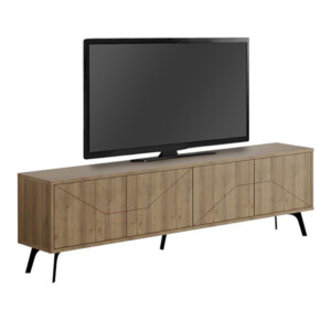 Έπιπλο τηλεόρασης Dune Megapap χρώμα ανοιχτό καρυδί 180x29,6x50εκ. - Image 5