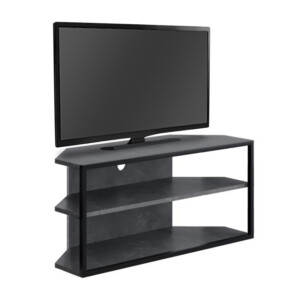 Έπιπλο τηλεόρασης γωνιακό Echo Megapap χρώμα γκρι ρετρό 98x37x45εκ. - Image 4