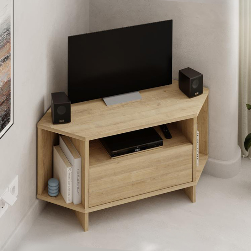 Έπιπλο τηλεόρασης γωνιακό Viva Megapap χρώμα sapphire oak 95