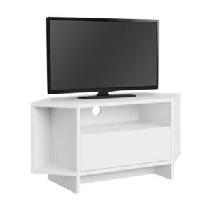 Έπιπλο τηλεόρασης γωνιακό Viva Megapap χρώμα λευκό 95,7x35,4x45εκ. - Image 5