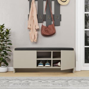 Παπουτσοθήκη Zulla Megapap χρώμα sandstone 110x37x43εκ. - Image 2