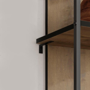 Βιβλιοθήκη Archy Megapap χρώμα ανοιχτό καρυδί 53x31,7x180εκ. - Image 3