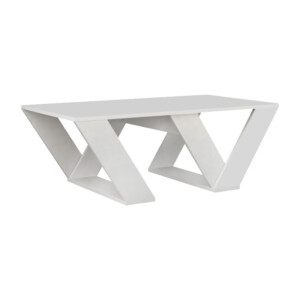 Τραπεζάκι σαλονιού Pipra Megapap χρώμα λευκό 110x60x40εκ. - Image 3