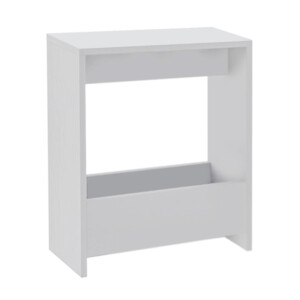 Τραπεζάκι βοηθητικό Simpi Megapap χρώμα λευκό 55x20x60εκ. - Image 3