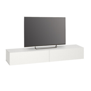 Έπιπλο τηλεόρασης επιτοίχιο Espanse Megapap χρώμα λευκό 241,8x31,7x30εκ. - Image 5