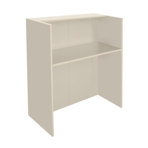 Γραφείο υποδοχής - reception Karibu Megapap με LED χρώμα sandstone - sepet oak 90x40x100εκ. - Image 6