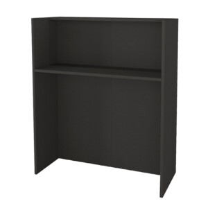 Γραφείο υποδοχής - reception Karibu Megapap με LED χρώμα ανθρακί - sepet oak 90x40x100εκ. - Image 6