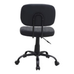 Καρέκλα γραφείου Romano Megapap από τεχνόδερμα χρώμα μαύρο 46x53x79/86εκ. - Image 6