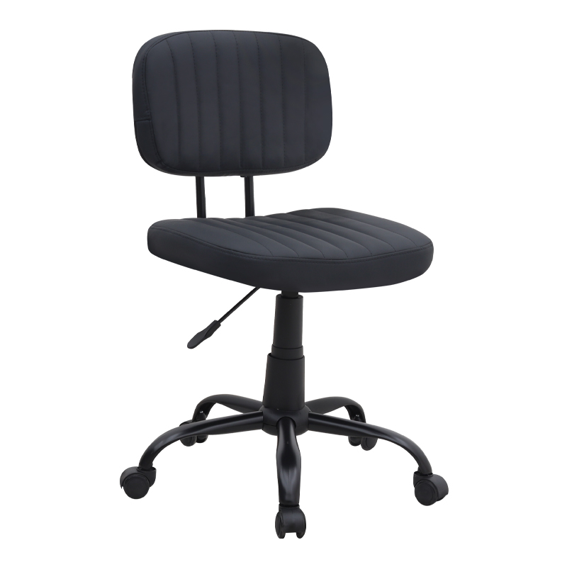 Καρέκλα γραφείου Romano Megapap από τεχνόδερμα χρώμα μαύρο 46x53x79/86εκ. Καρέκλα γραφείου Romano Megapap από τεχνόδερμα χρώμα μαύρο 46x53x79/86εκ.