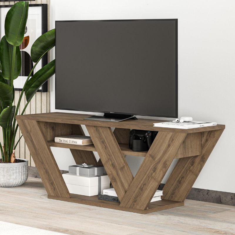 Έπιπλο τηλεόρασης Pipralla Megapap χρώμα ανοιχτό καρυδί 110x30x40εκ. Έπιπλο τηλεόρασης Pipralla Megapap χρώμα ανοιχτό καρυδί 110x30x40εκ.