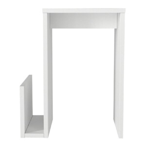 Τραπεζάκι βοηθητικό Regnar Megapap χρώμα λευκό  43,1x33,5x52εκ. - Image 6