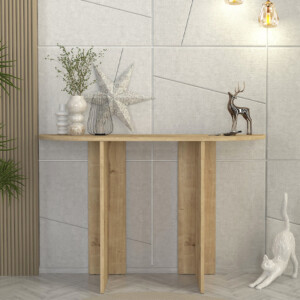 Κονσόλα Cortado Megapap χρώμα sapphire oak 120x35x75εκ. - Image 3