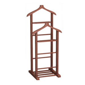 Επιδαπέδια κρεμάστρα Beta II Megapap ξύλινη χρώμα καρυδί 48x35x120εκ. - Image 3