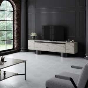 Έπιπλο τηλεόρασης Haven Megapap χρώμα travertine 180x30x50εκ. - Image 5