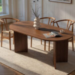 Τραπέζι Sablin Megapap χρώμα καρυδί 180x89