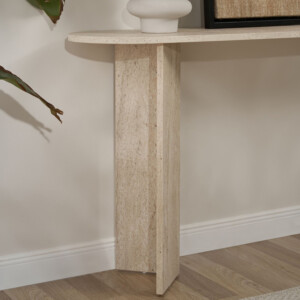 Κονσόλα Sira Megapap χρώμα travertine 150x35x75εκ. - Image 5