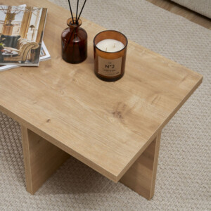 Τραπεζάκι σαλονιού Harbor Megapap χρώμα sapphire oak 120x45x30εκ. - Image 5