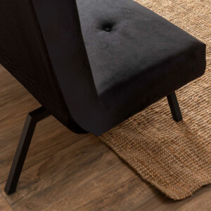 Καναπές - κρεβάτι Zola Megapap τριθέσιος υφασμάτινος χρώμα μαύρο 180x64x78εκ. - Image 5