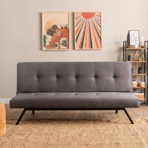 Καναπές - κρεβάτι Zola Megapap τριθέσιος υφασμάτινος χρώμα γκρι 180x64x78εκ. - Image 3