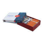 Σετ παπλωματοθήκη Stark Cotton Box 3 τμχ Μονή (160x220) χρώμα cinnamon - μπλε - Image 4