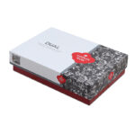 Σετ παπλωματοθήκη Frond Cotton Box 4 τμχ Διπλή (200x220) χρώμα χακί - Image 4