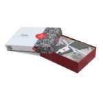 Σετ παπλωματοθήκη Frond Cotton Box 4 τμχ Διπλή (200x220) χρώμα χακί - Image 5