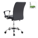 Καρέκλα γραφείου Avelon Megapap από τεχνόδερμα χρώμα μαύρο 60x56x94/103εκ. - Image 2