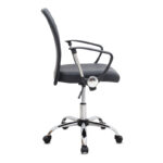 Καρέκλα γραφείου Avelon Megapap από τεχνόδερμα χρώμα μαύρο 60x56x94/103εκ. - Image 5