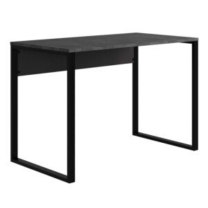 Γραφείο εργασίας Inna Megapap χρώμα γκρι ρετρό - silky black 100x60x75εκ. - Image 3