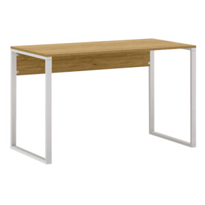 Γραφείο εργασίας Inna Megapap χρώμα sapphire oak - λευκό 100x60x75εκ. - Image 3