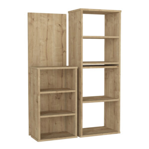 Γραφείο εργασίας πολυμορφικό Last Megapap χρώμα sapphire oak 119x44,7x123εκ. - Image 7