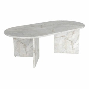 Τραπεζάκι σαλονιού Cortado Megapap χρώμα λευκό εφέ μαρμάρου 120x60x39,6εκ. - Image 6