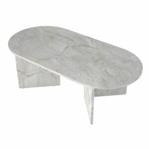 Τραπεζάκι σαλονιού Cortado Megapap χρώμα λευκό εφέ μαρμάρου 120x60x39,6εκ. - Image 7