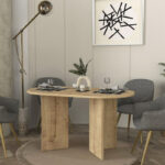 Τραπέζι Cortado Megapap χρώμα sapphire oak 138x80x75εκ. - Image 3