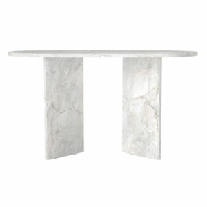 Τραπέζι Cortado Megapap χρώμα λευκό εφέ μαρμάρου 138x80x75εκ. - Image 8