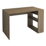 Γραφείο εργασίας Mikro Megapap χρώμα καρυδί 120x60x75εκ. - Image 5