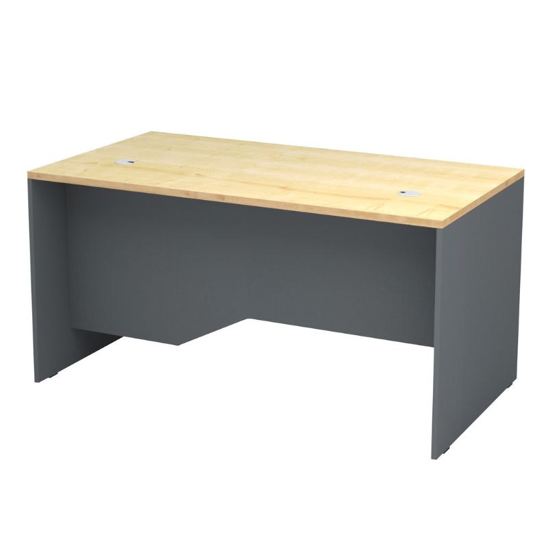 Γραφείο επαγγελματικό Venturo Megapap χρώμα ανθρακί - φυσικό οξιάς 150x80x75εκ. Γραφείο επαγγελματικό Venturo Megapap χρώμα ανθρακί - φυσικό οξιάς 150x80x75εκ.