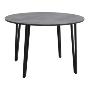 Τραπέζι Zeno Megapap χρώμα σκούρο γκρι σκυροδέματος Ø110x73,5εκ. - Image 4