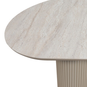 Τραπέζι Hazar Megapap Mdf χρώμα travertine - sandstone 180x90x77εκ. - Image 5