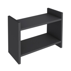 Ραφιέρα κουζίνας Denver Megapap χρώμα ανθρακί 34x10x30εκ. - Image 3