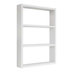 Ραφιέρα τοίχου Prena Megapap χρώμα λευκό 43,2x9x60εκ. - Image 3