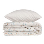 Σετ παπλωματοθήκη Lendell Cotton Box 4 τμχ Διπλή (200x220) χρώμα μέντα - λευκό - Image 3